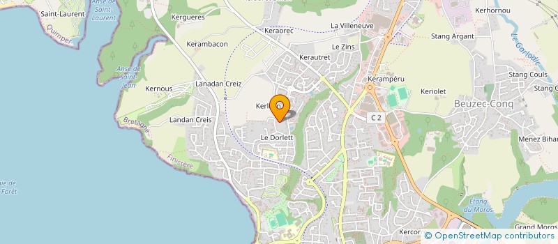 localisation de l'entreprise 5 AILES  CONCARNEAU