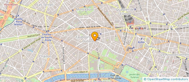 localisation de l'entreprise 5 ARC DE TRIOMPHE  PARIS