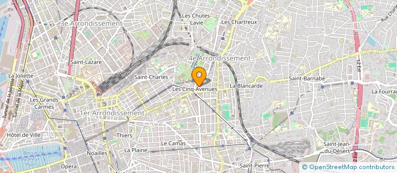 localisation de l'entreprise 5 AVENUES BEAUTE à MARSEILLE