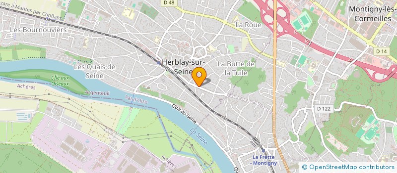 localisation de l'entreprise 5 B  HERBLAY-SUR-SEINE