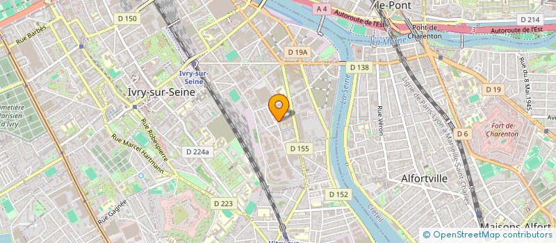 localisation de l'entreprise 5 B REALISATIONS  IVRY-SUR-SEINE