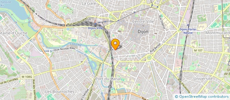 localisation de l'entreprise 5 BIS MANU à DIJON