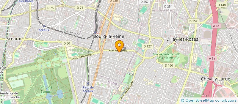 localisation de l'entreprise 5-BRI-IAQUE à BOURG-LA-REINE