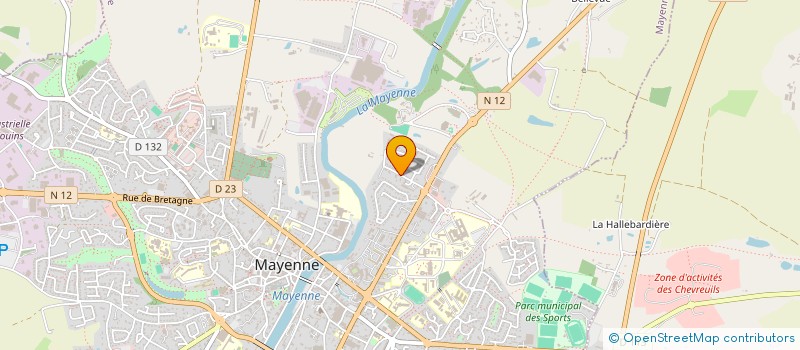 localisation de l'entreprise 5 CHEMICAL'S à MAYENNE