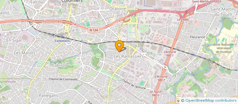 localisation de l'entreprise 5 CHEMIN VIMAMI à COLOMIERS