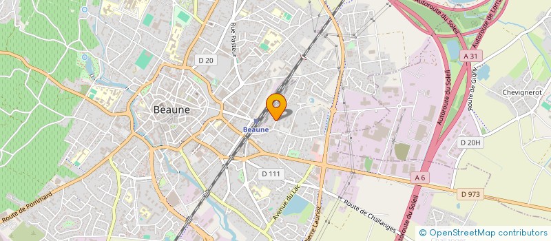 localisation de l'entreprise 5 CITEAUX à BEAUNE