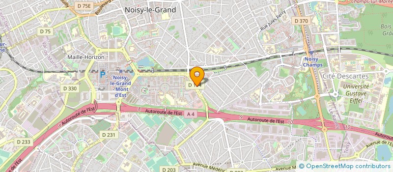 localisation de l'entreprise 5 CONTINENTS à NOISY-LE-GRAND