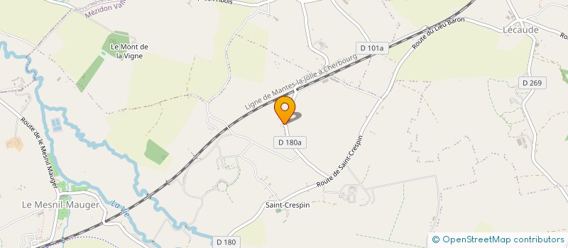 localisation de l'entreprise 5 D  CESNY-AUX-VIGNES