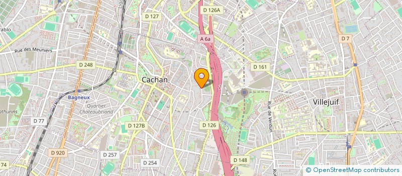 localisation de l'entreprise 5 / D.E.A.L à CACHAN