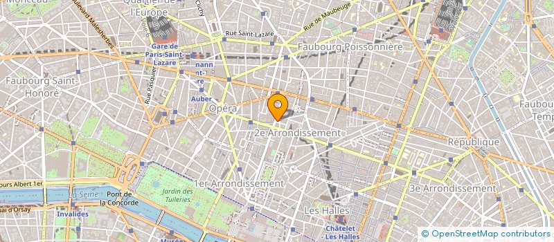 localisation de l'entreprise 5 DEGRES  PARIS