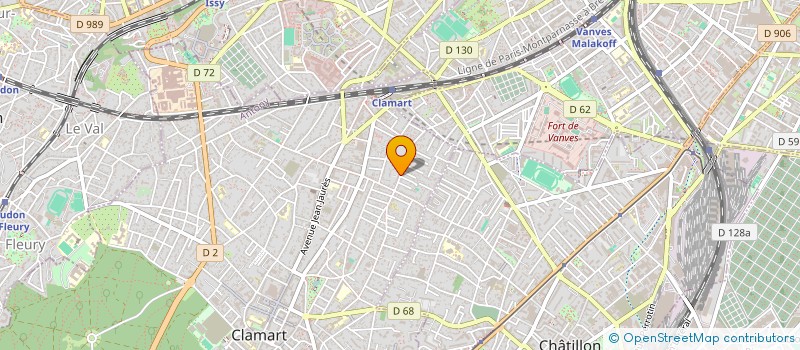 localisation de l'entreprise 5 DIAMANTS  CLAMART