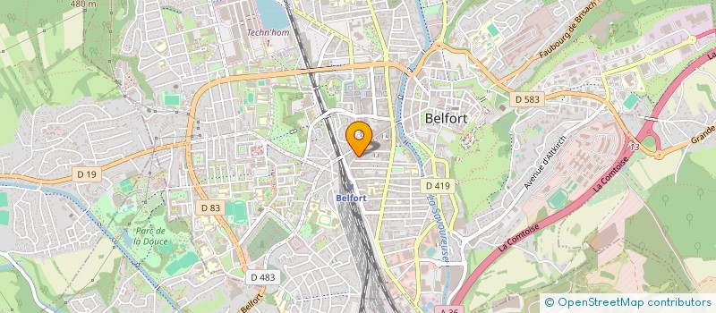 localisation de l'entreprise 5 DIGITAL INVEST à BELFORT