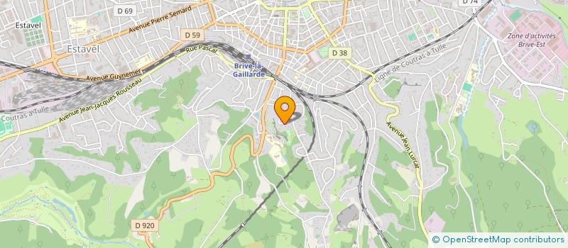 localisation de l'entreprise 5 DU MIDI  BRIVE-LA-GAILLARDE