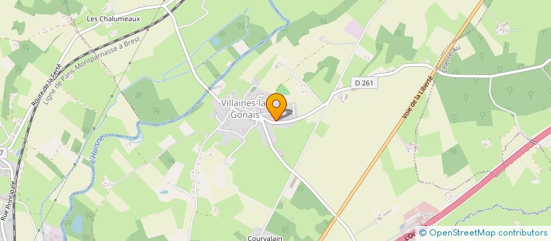 localisation de l'entreprise 5 ERES  VILLAINES-LA-GONAIS