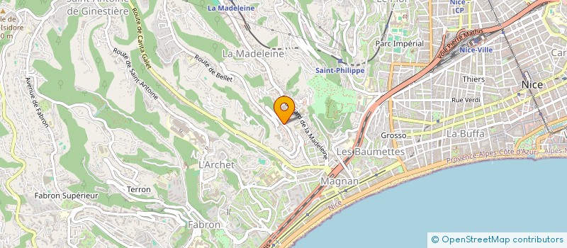 localisation de l'entreprise 5 ESCURIAL à NICE