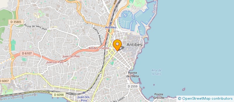 localisation de l'entreprise 5 ET 7 PL GENERAL DE GAULLE à ANTIBES