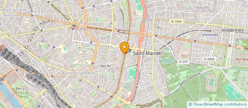 localisation de l'entreprise 5 ETOILES  PARIS