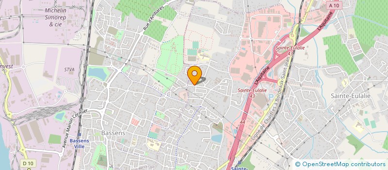 localisation de l'entreprise 5 ETOILES BTP  SAINTE-EULALIE