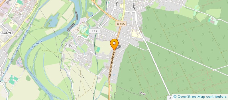 localisation de l'entreprise 5 FM  CRISSEY