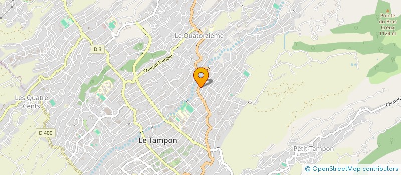 localisation de l'entreprise 5 FRUITS ET LEGUMES à LE TAMPON