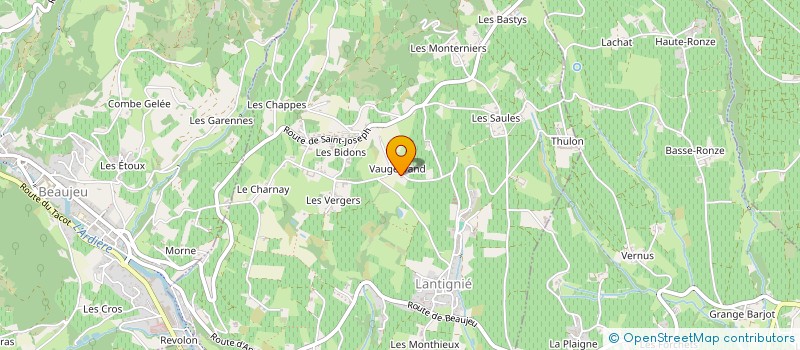 localisation de l'entreprise 5 G.  LANTIGNIE