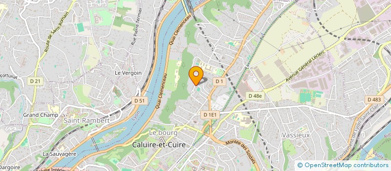 localisation de l'entreprise 5 GRENETTE  CALUIRE-ET-CUIRE