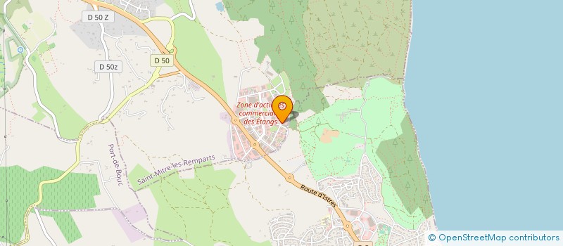 localisation de l'entreprise 5 INSTITUT DE BEAUTE  SAINT-MITRE-LES-REMPARTS