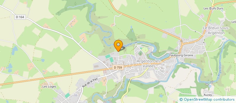 localisation de l'entreprise 5'JACQUES DE LA PORTERIE  ARCAIS