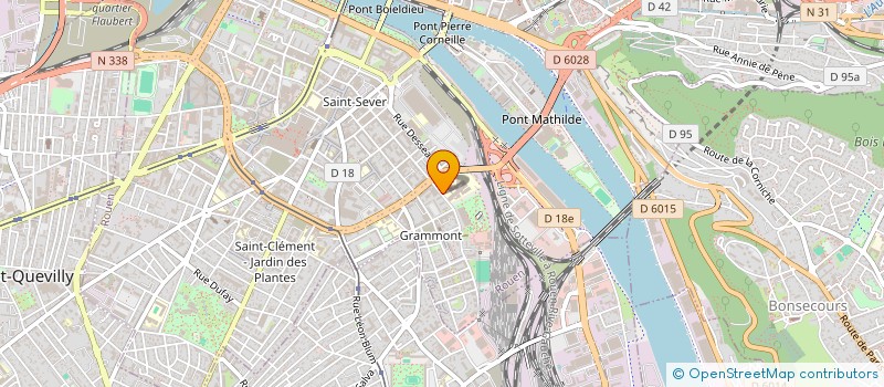 localisation de l'entreprise 5 K  ROUEN