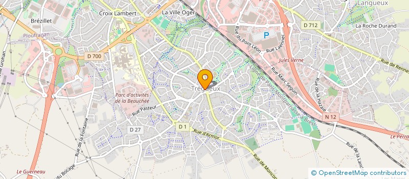 localisation de l'entreprise 5 K à TREGUEUX