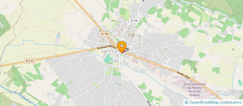 localisation de l'entreprise 5 M ALTERNATIVE à SAINT-CANNAT