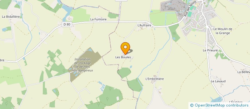 localisation de l'entreprise 5 MAZOUE  AUBIGNY-LES CLOUZEAUX