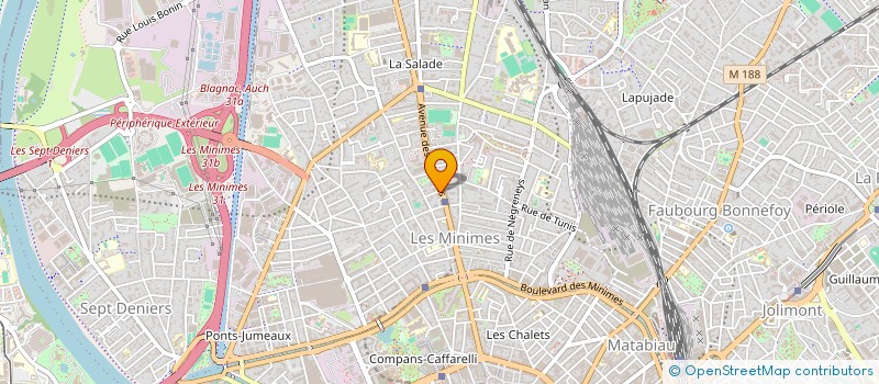 localisation de l'entreprise 5 MINUTES à TOULOUSE
