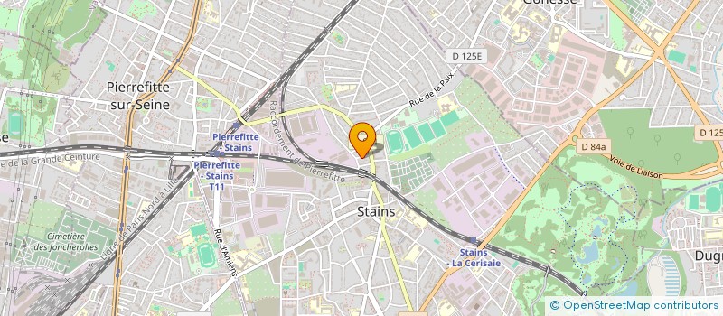 localisation de l'entreprise 5 MINUTES POUR REVER à STAINS