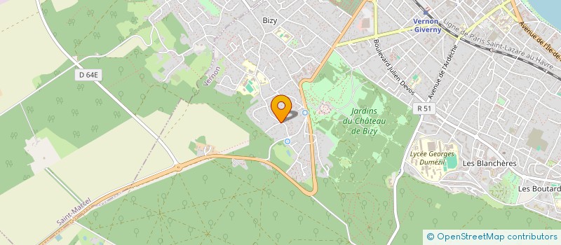 localisation de l'entreprise 5 MOREAUX  VERNON