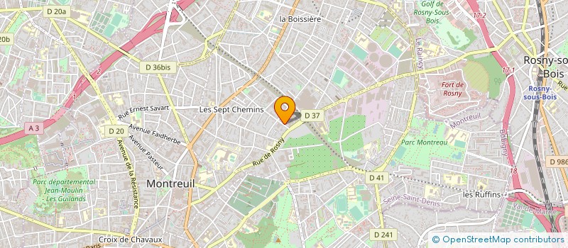 localisation de l'entreprise 5 MOTION  MONTREUIL