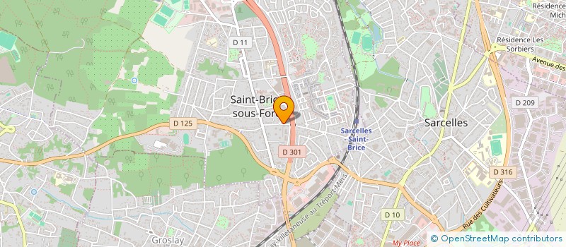 localisation de l'entreprise 5 PLACE DE LA LIBERATION à SARCELLES