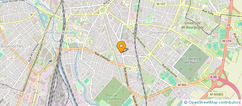 localisation de l'entreprise 5 POTATOES  DIJON