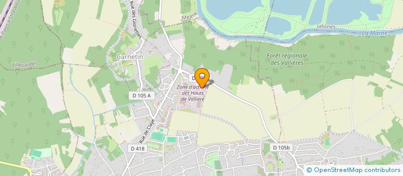 localisation de l'entreprise 5 PROTECTION INCENDIE à THORIGNY-SUR-MARNE