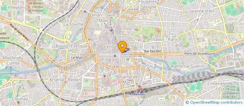 localisation de l'entreprise 5 QUAI CHATEAUBRIAND  RENNES