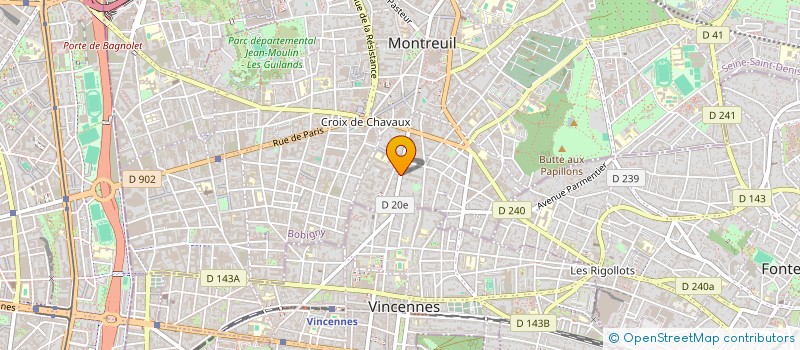 localisation de l'entreprise 5 QUARTS BRETONS à MONTREUIL