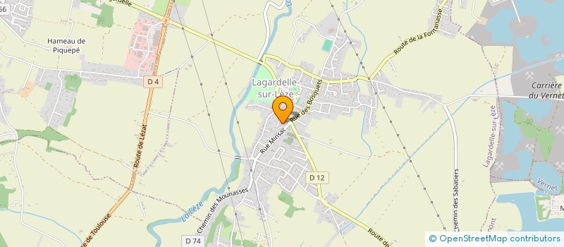 localisation de l'entreprise 5 RENOVATION BATIMENT  LAGARDELLE-SUR-LEZE