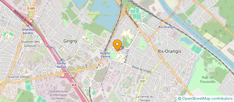 localisation de l'entreprise 5 RESIDENCE DE LA THEUILLERIE  RIS-ORANGIS