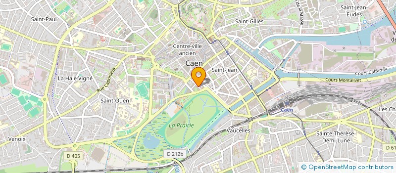 localisation de l'entreprise 5 RUE DANIEL HUET  CAEN