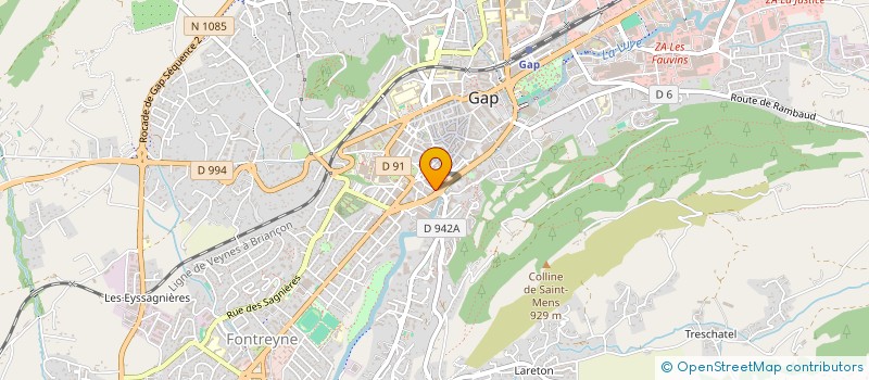 localisation de l'entreprise 5 RUE DE VALSERRES  GAP