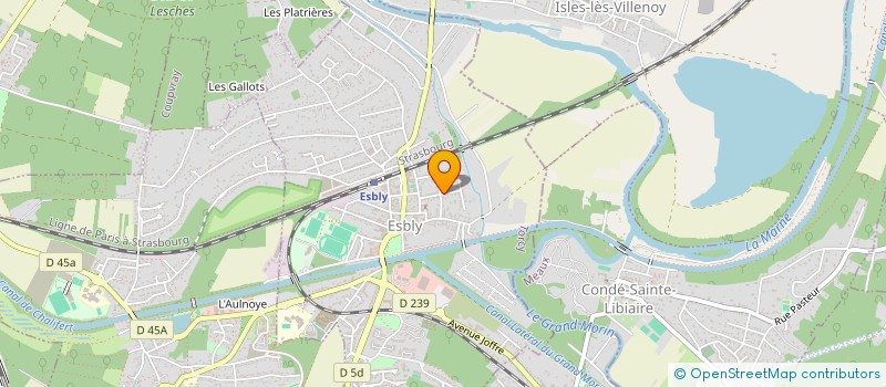 localisation de l'entreprise 5 RUE DU DR CARTOUX GENERAC à ESBLY