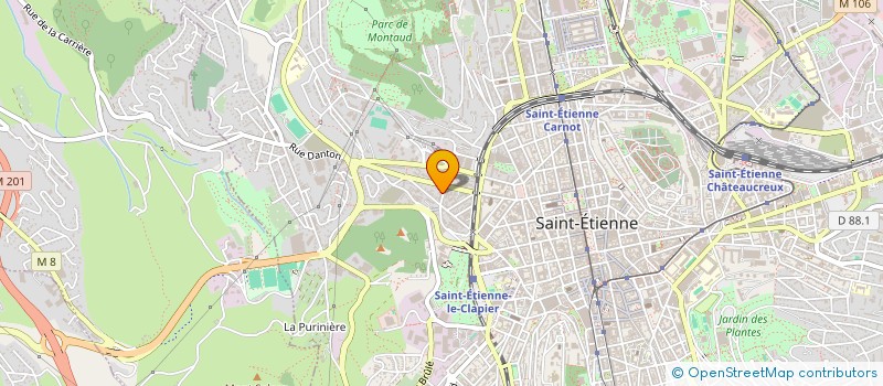 localisation de l'entreprise 5 RUE PETRUS MAUSSIER  SAINT-ETIENNE