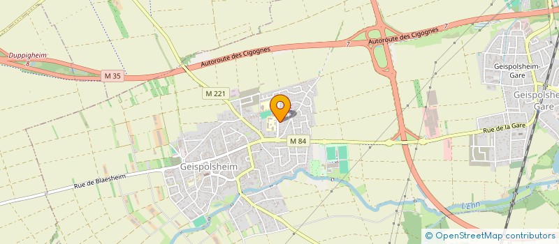 localisation de l'entreprise 5 S  FEGERSHEIM