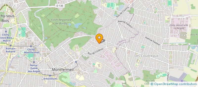 localisation de l'entreprise 5 SB IMMO à MONTFERMEIL