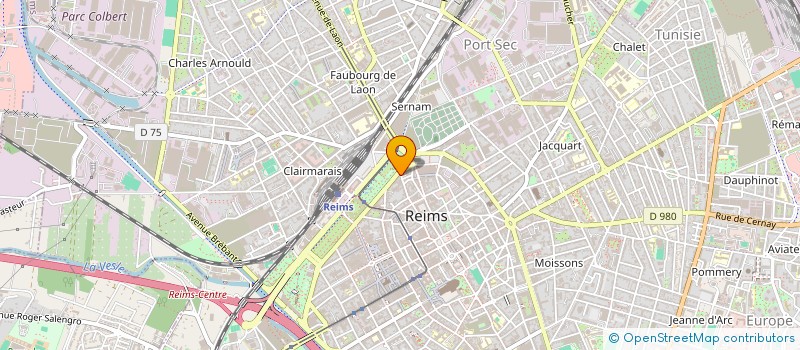 localisation de l'entreprise 5 SEDAN  REIMS